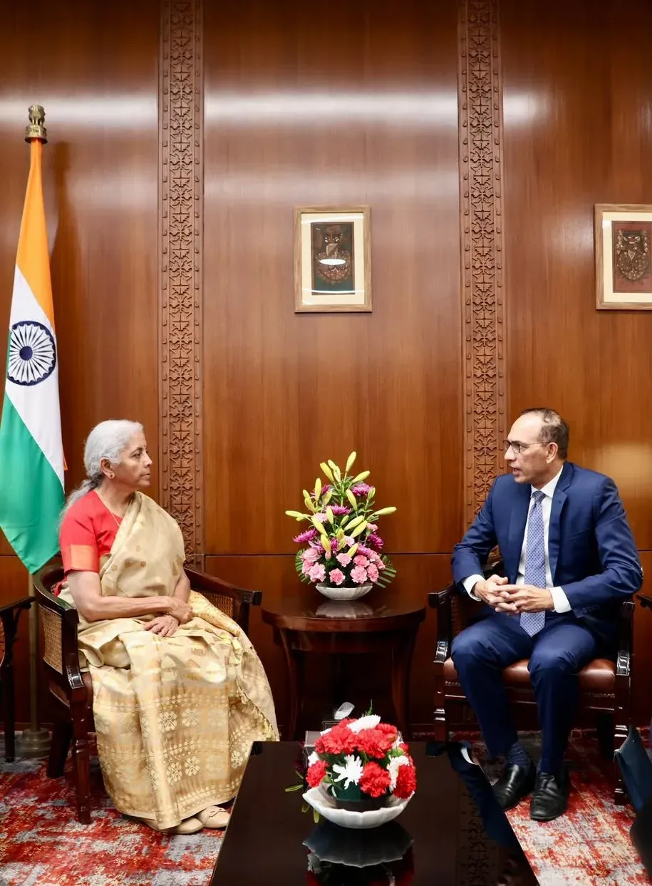 FM Sitharaman meets SMBC India head Rajeev Kannan