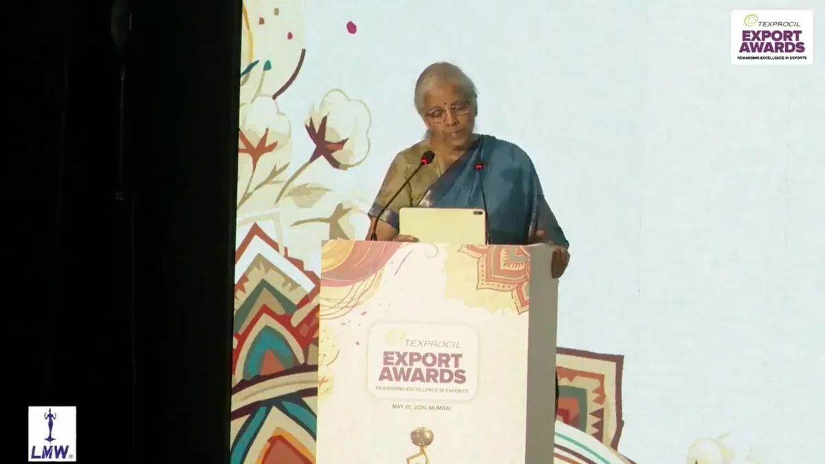 FM Sitharaman Sets $100 Bn Textile Export Target for 2030