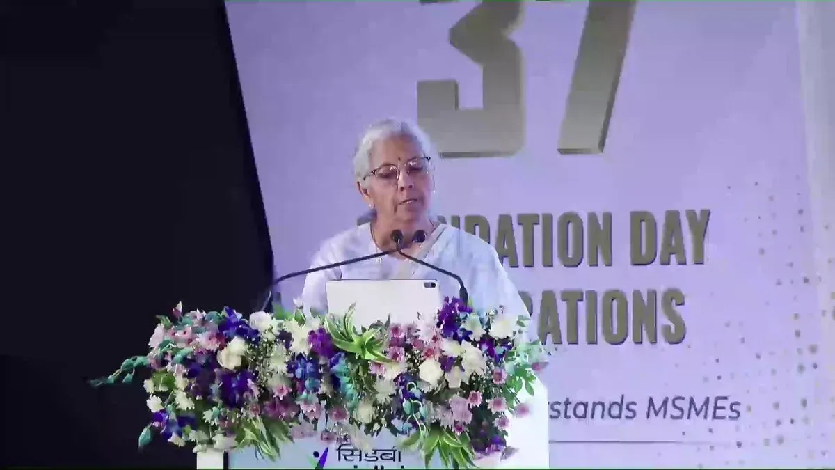 FM Sitharaman: SIDBI must become market maker for MSMEs