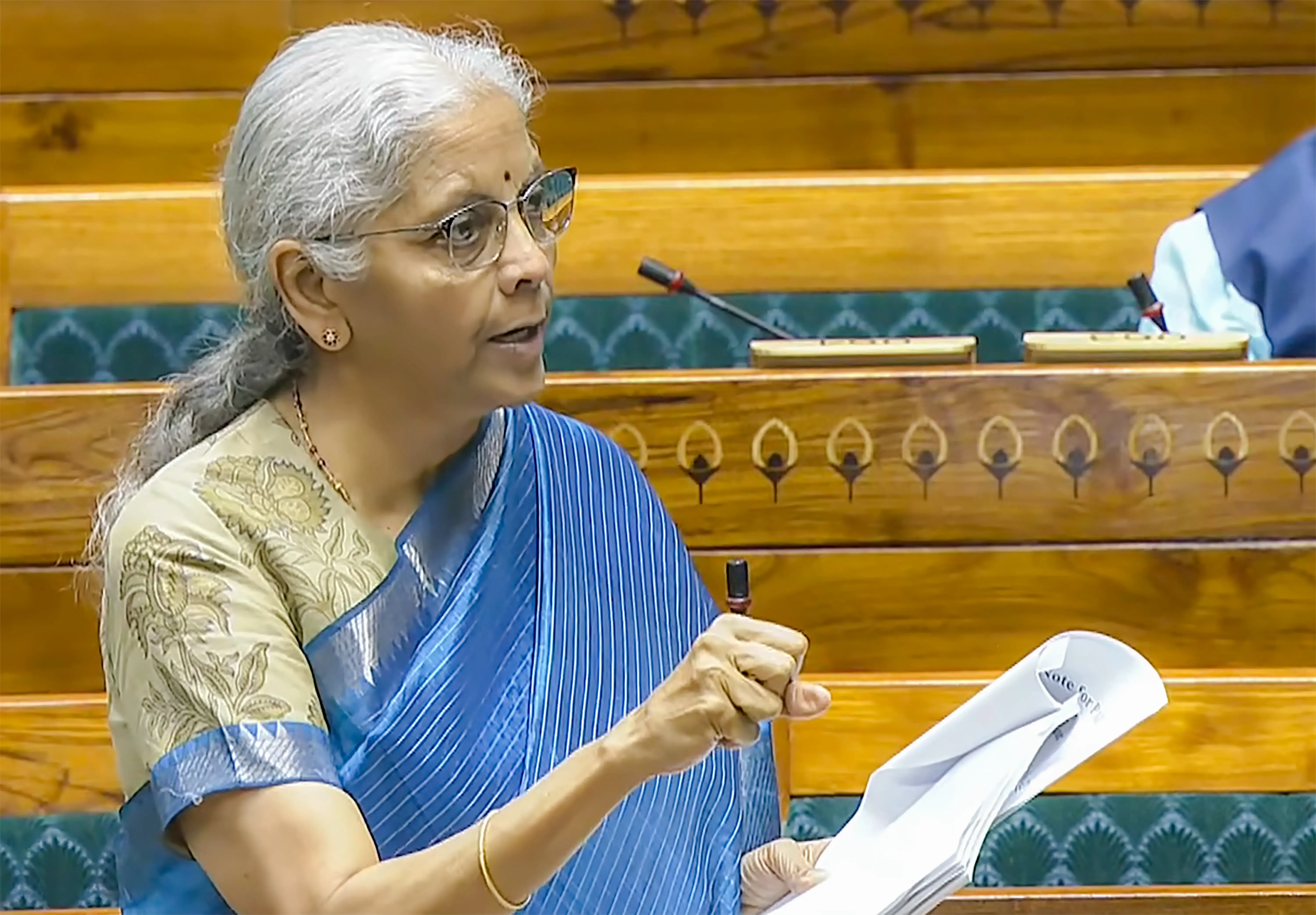 Finance Minister Nirmala Sitharaman Unveils Finance Bill 2026 in Lok Sabha
