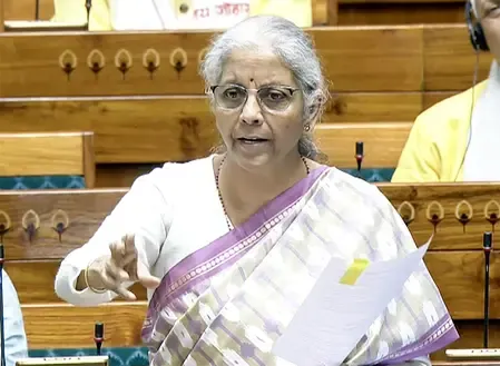 FM Sitharaman tables Health & Security Cess Bill 2025 in Lok Sabha