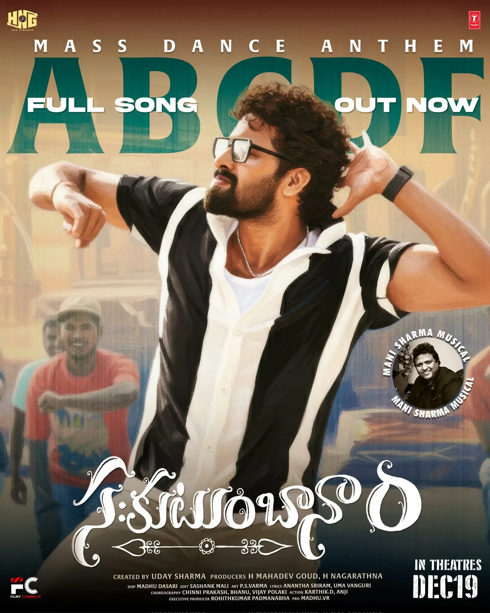 Did the foot-tapping single 'ABCDF' from Raam Kiran and Megha Akash's 'Sahakutumbaanaam' just drop?