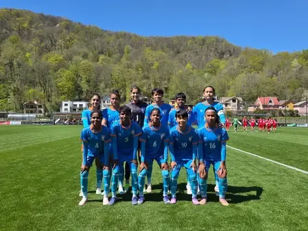 भारत की अंडर-17 महिला फुटबॉल टीम को रूस से मिली 3-0 की हार