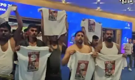Is AI Really Anti-India? BJP Criticizes Congress for Protest at Bharat Mandapam
