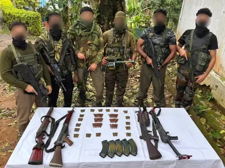Foreign-made rifles recovered after 4 Kuki militants killed in Manipur