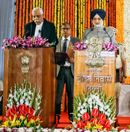 Taranjit Singh Sandhu Sworn in as Delhi's New Lieutenant Governor