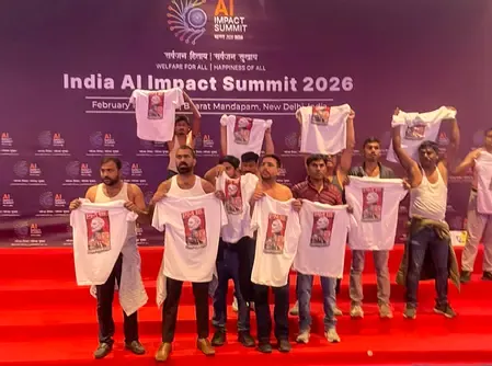 Former UP DGP Critiques Youth Congress' Shirtless Protest at AI Summit