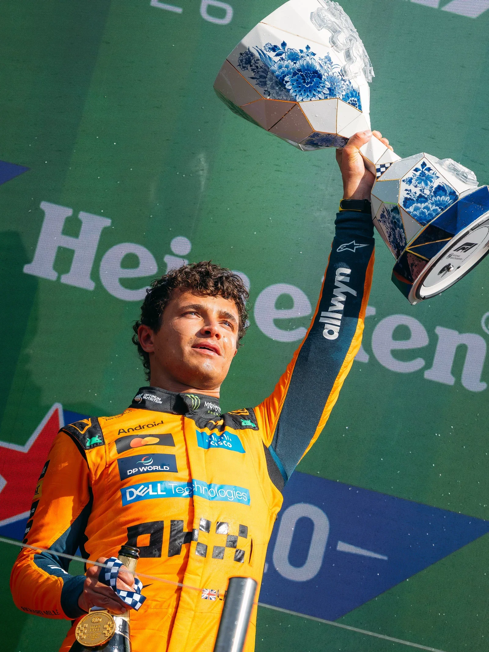 Norris wins Dutch GP as Verstappen crashes out at Zandvoort