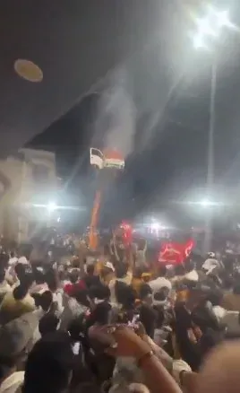 Ujjain crane stunt: 4 booked after vehicle bursts during Muharram procession