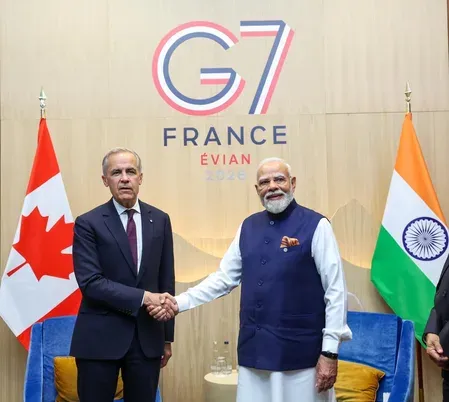 Modi-Carney meet in France: India-Canada FTA deadline set for G20
