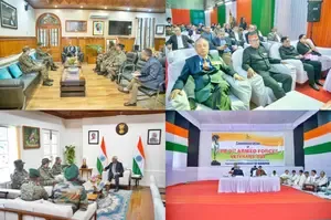 Top Army Leaders Address Manipur's Security Challenges with Governor and Chief Minister