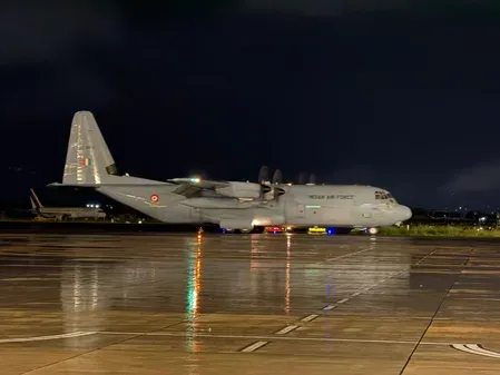 India's fourth Nepal flood relief flight lands in Kathmandu with 68.5 tonnes airlifted