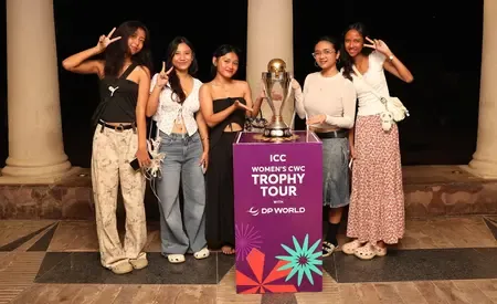 From Brahmaputra to classrooms: ICC Women’s Cricket World Cup trophy tour inspires Guwahati 