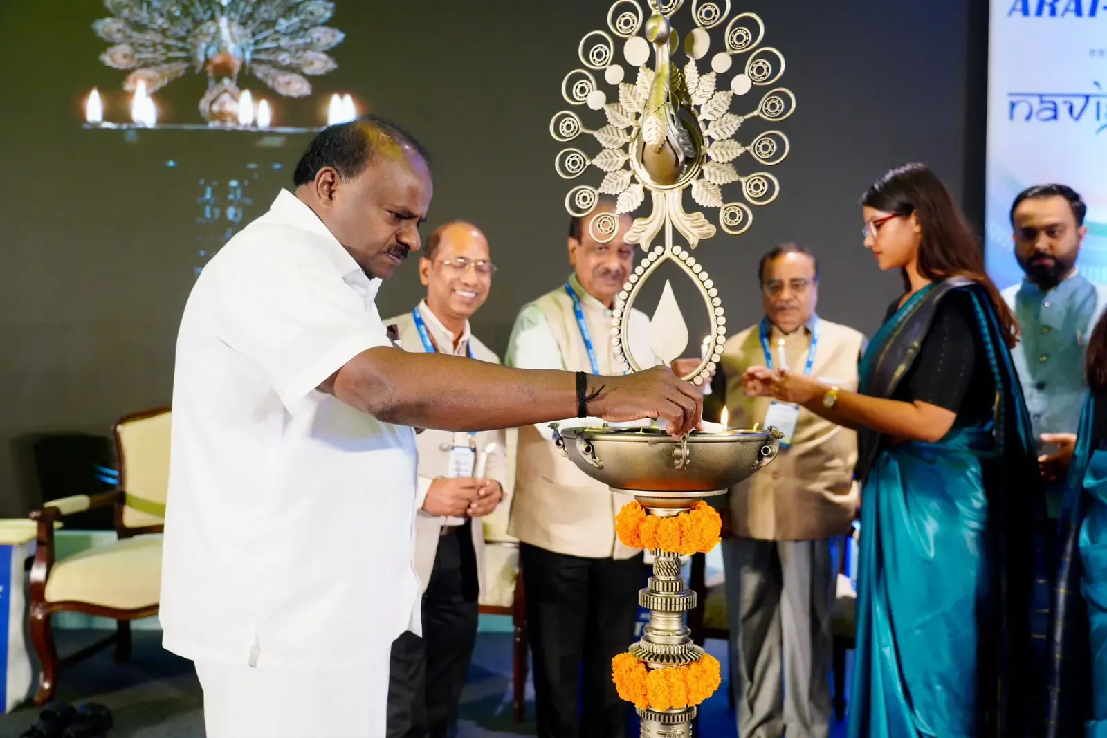 HD Kumaraswamy launches MHI Accelerator Impact Report at Navigyaan 2026