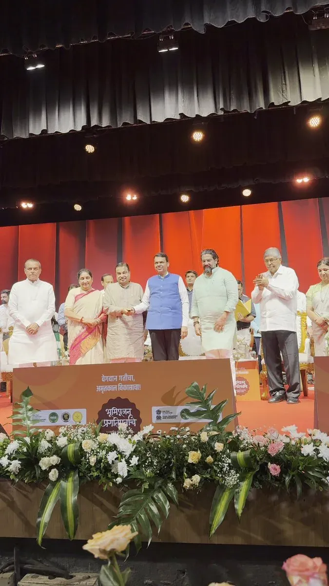 Gadkari breaks ground on 3 elevated highway projects in Pune