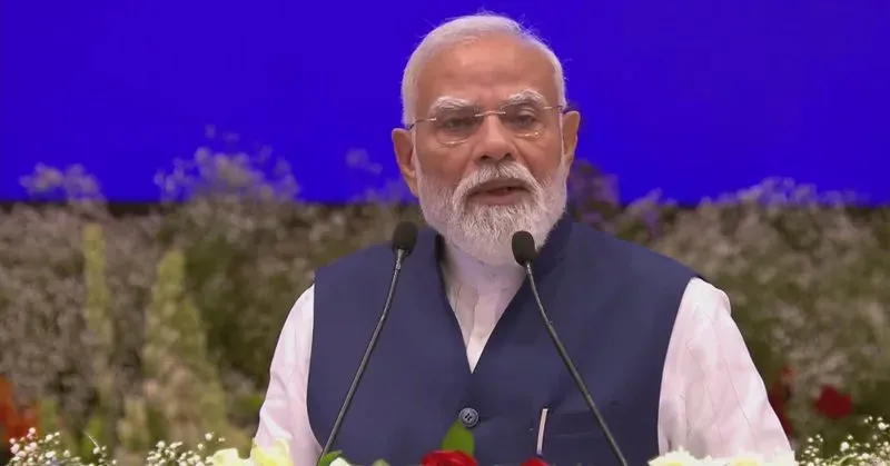 Gadkari shares PM Modi's address to NDA Conclave