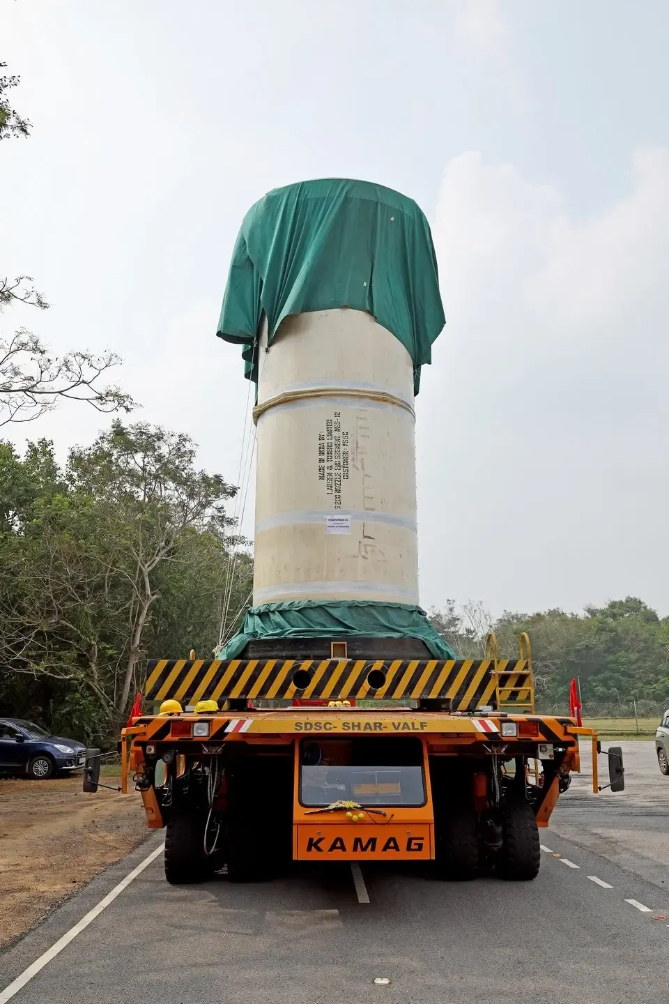 Gaganyaan Initiative: ISRO Transports Initial Solid Motor Component to Launch Facility