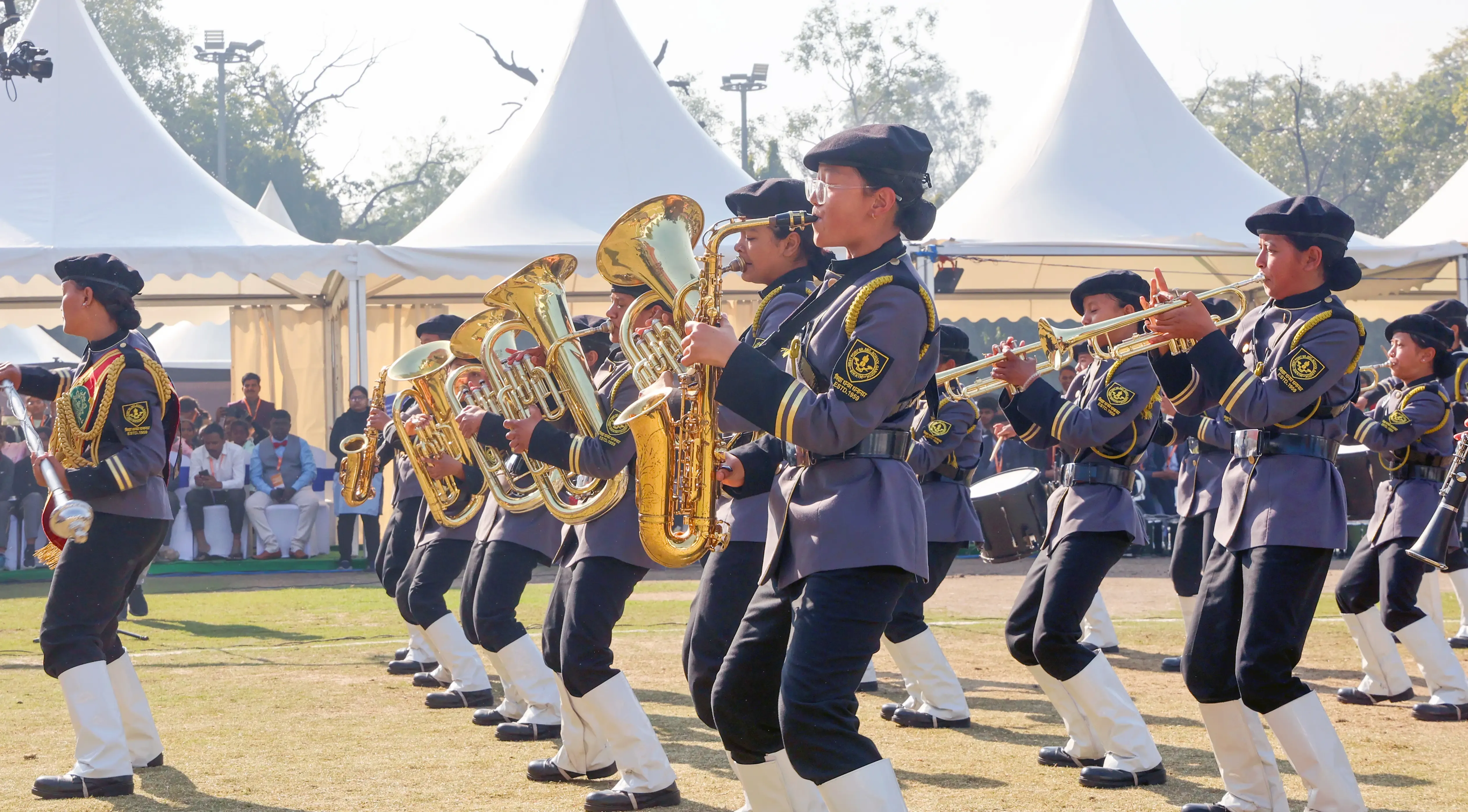 क्या गणतंत्र दिवस 2026 पर राष्ट्रीय स्कूल बैंड प्रतियोगिता जोनल स्तर पर संपन्न हुई?