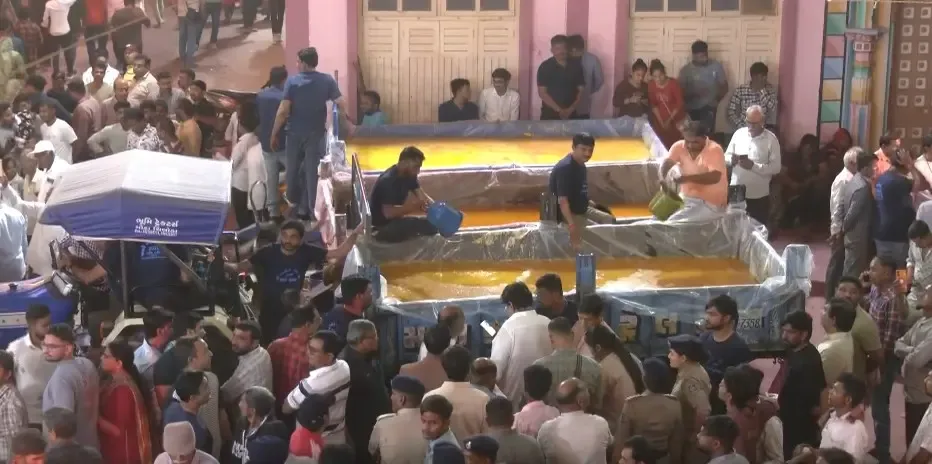 नवरात्रि नवमी पर रूपाल में मां वरदायिनी की पल्ली, लाखों श्रद्धालुओं ने घी चढ़ाकर मांगा आशीर्वाद