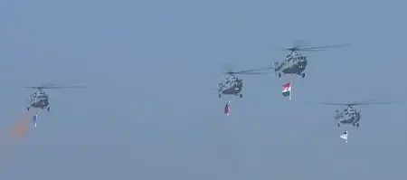 गणतंत्र दिवस परेड में दिखी भारत की सैन्य शक्ति, लोगों ने देखा सूर्यास्त का 'उदय' और सुनी अपाचे की गूंज