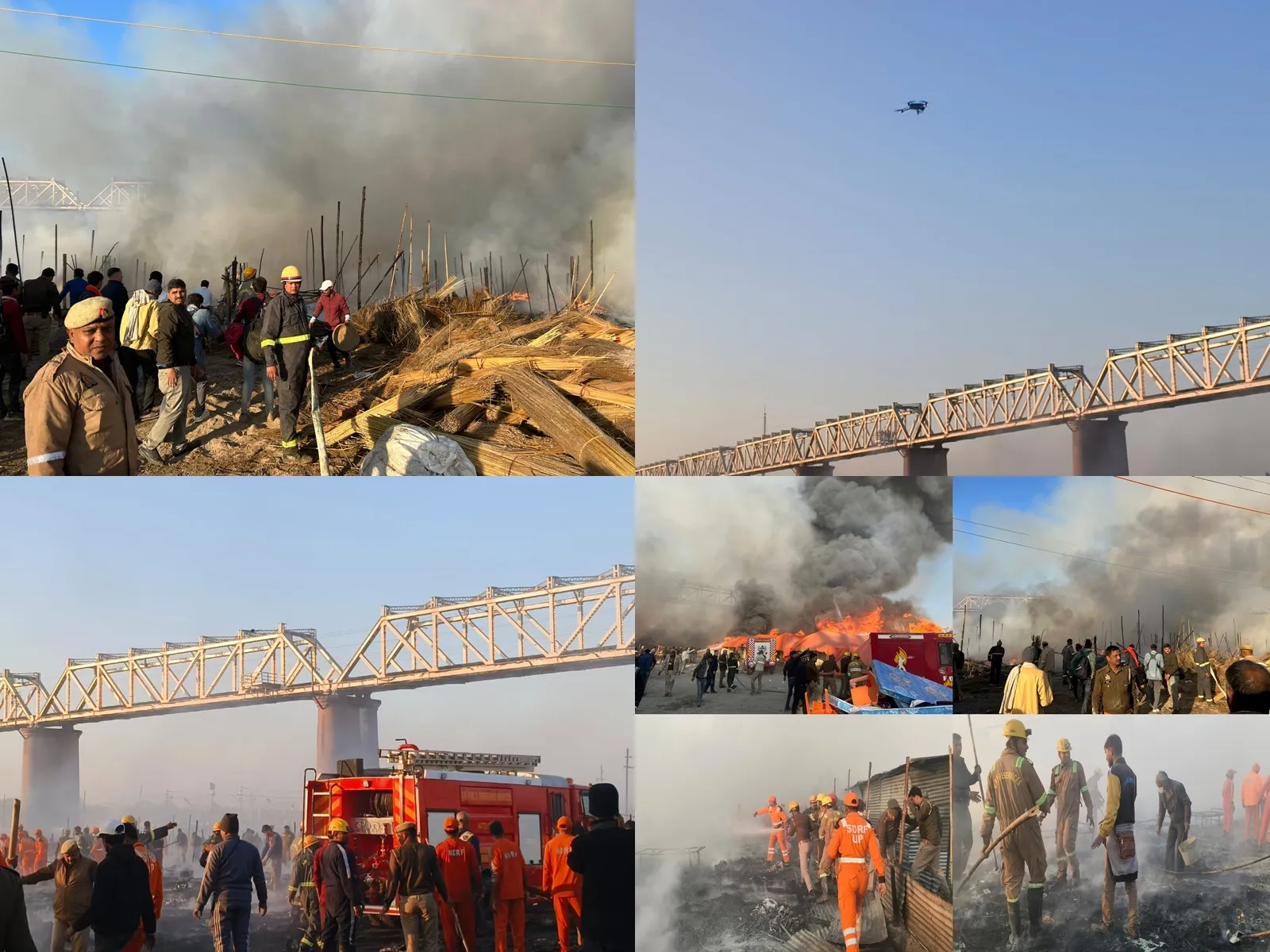 Blast of Gas Cylinders Triggers Fire at Mahakumbh Mela; No Injuries Reported