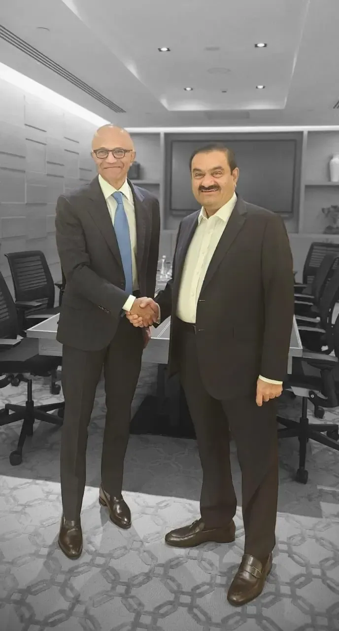 What Did Gautam Adani and Satya Nadella Discuss About AI's Potential?