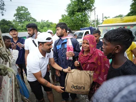 Adani Group donates ₹11 crore to Assam flood relief fund