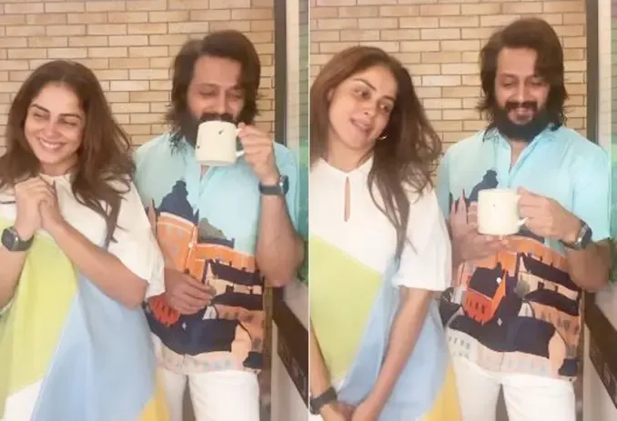 Genelia and Riteish Deshmukh Celebrate Christmas with a Unique Twist