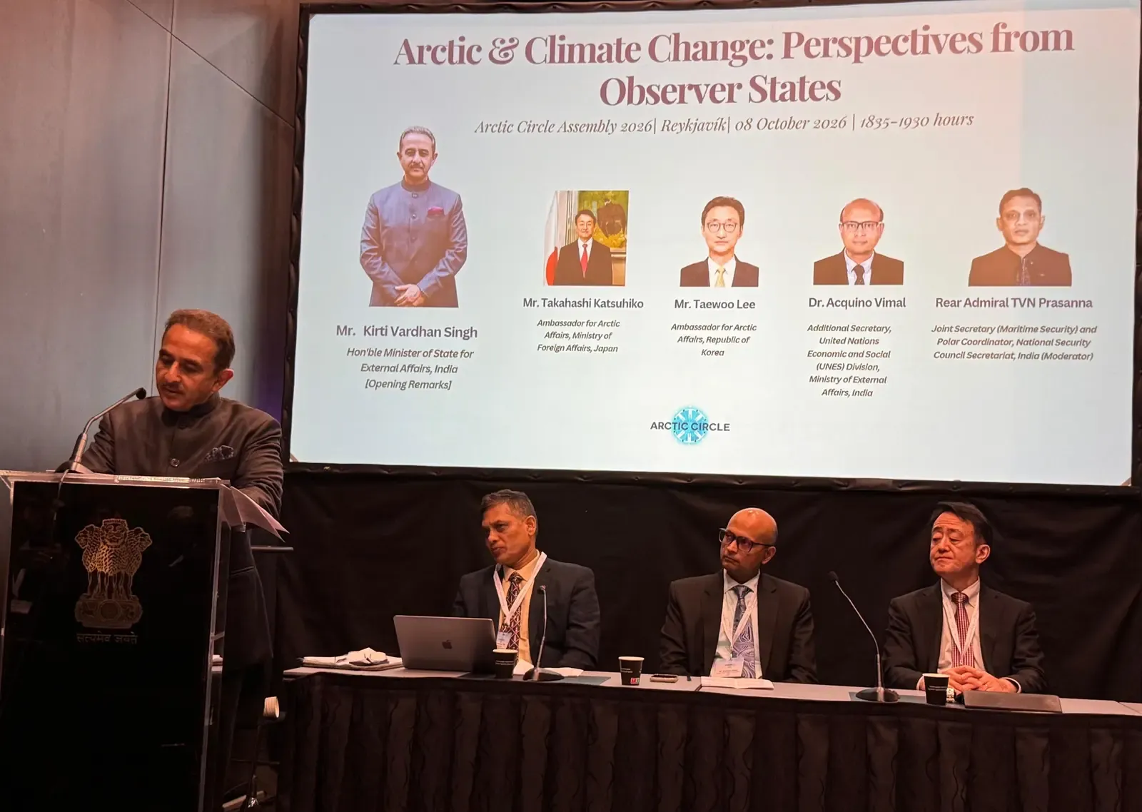 India at Arctic Circle Assembly: Singh links Arctic shifts to Indian monsoon