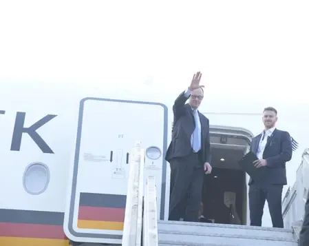What were the highlights of German Chancellor Friedrich Merz's Gujarat visit?