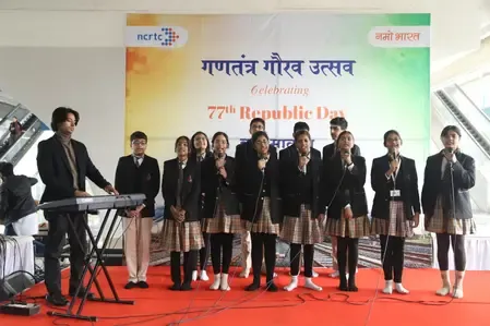 गाजियाबाद नमो भारत स्टेशन पर एनसीआरटीसी ने आयोजित किया भव्य ‘गणतंत्र गौरव उत्सव’