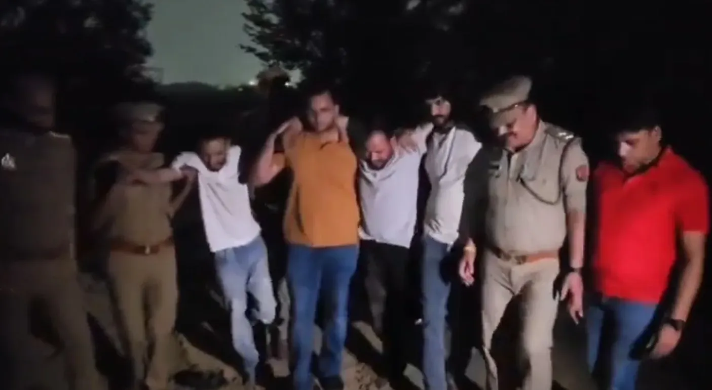 गाजियाबाद में दोहरी मुठभेड़: नंदग्राम और भोजपुर में चार बदमाश गोली लगने के बाद गिरफ्तार