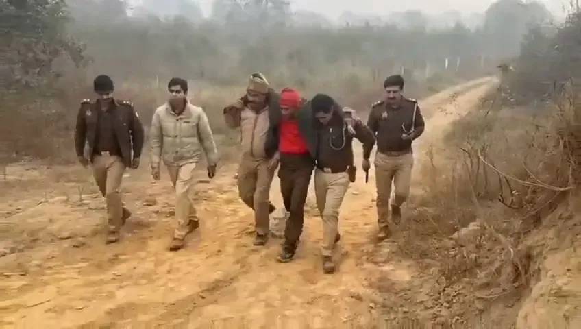 क्या गाजियाबाद में पुलिस मुठभेड़ में हत्या का आरोपी घायल हुआ?