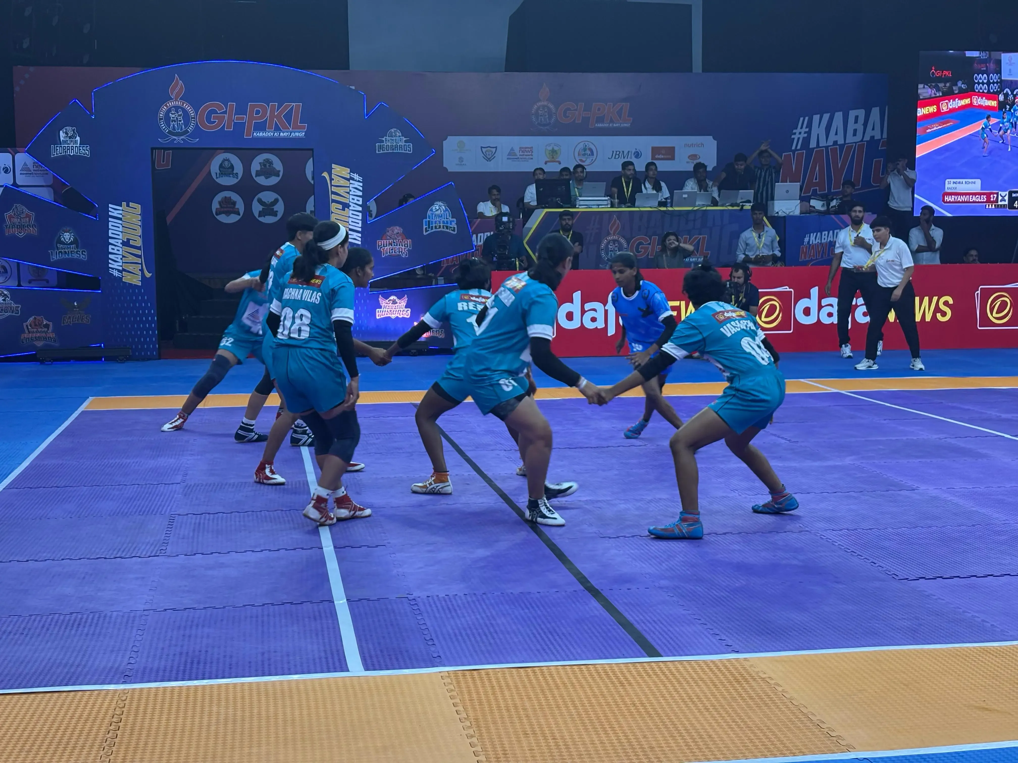 GI-PKL 2025: Telugu Cheetahs, Punjabi Tigress, Tamil Lioness Claim Victories in Women's Division