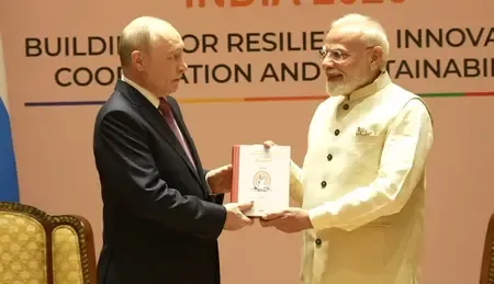 PM Modi gifts Putin Russian Thirukkural at BRICS Summit in Delhi