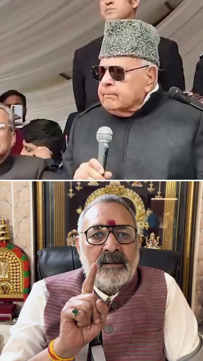 Giriraj Singh calls Farooq's Pakistan remark 'sedition', targets Congress