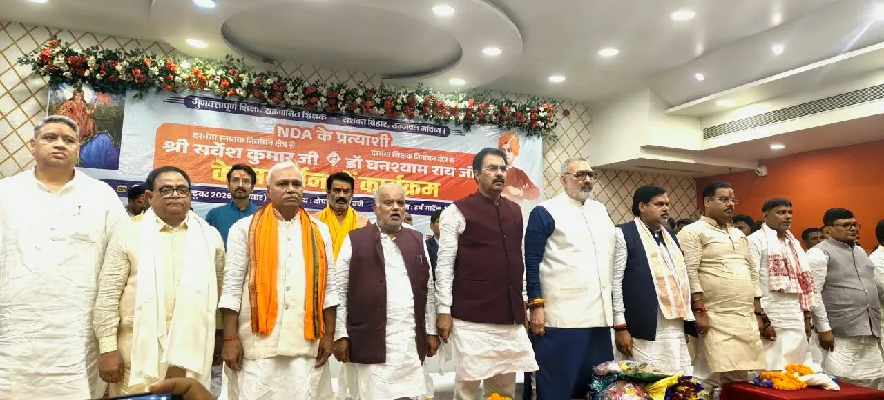 Giriraj Singh campaigns for NDA candidates in Begusarai