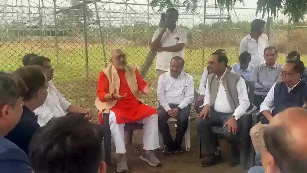 Giriraj Singh on Biochar and Soil Carbon at Kalmeshwar