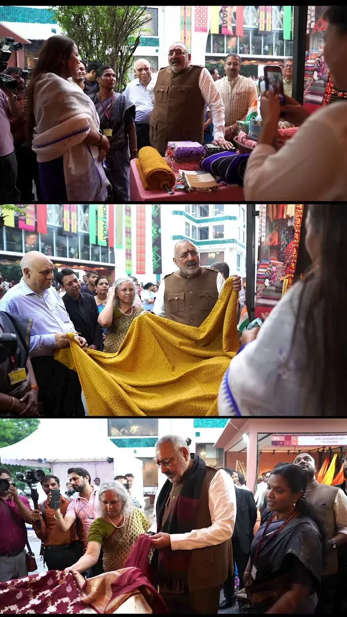 Giriraj Singh Shares Handloom Haat Highlights on Independence Day