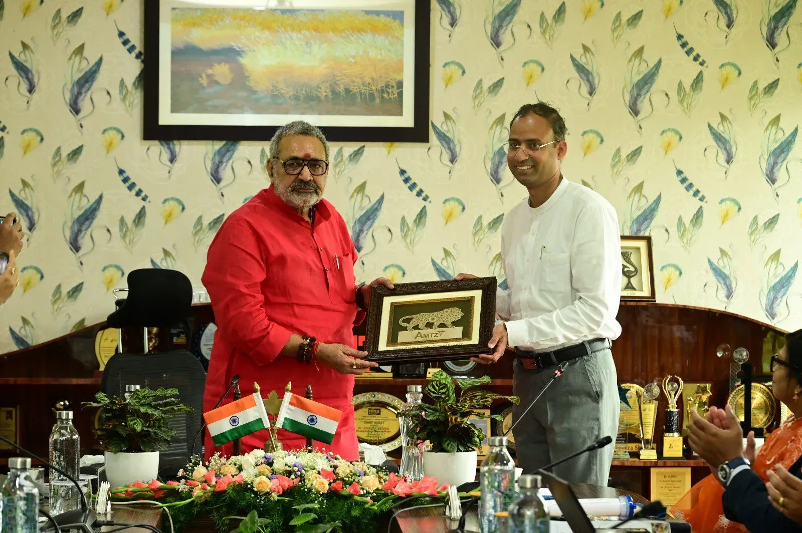 Giriraj Singh Tours Visakhapatnam AMTZ MedTech Park
