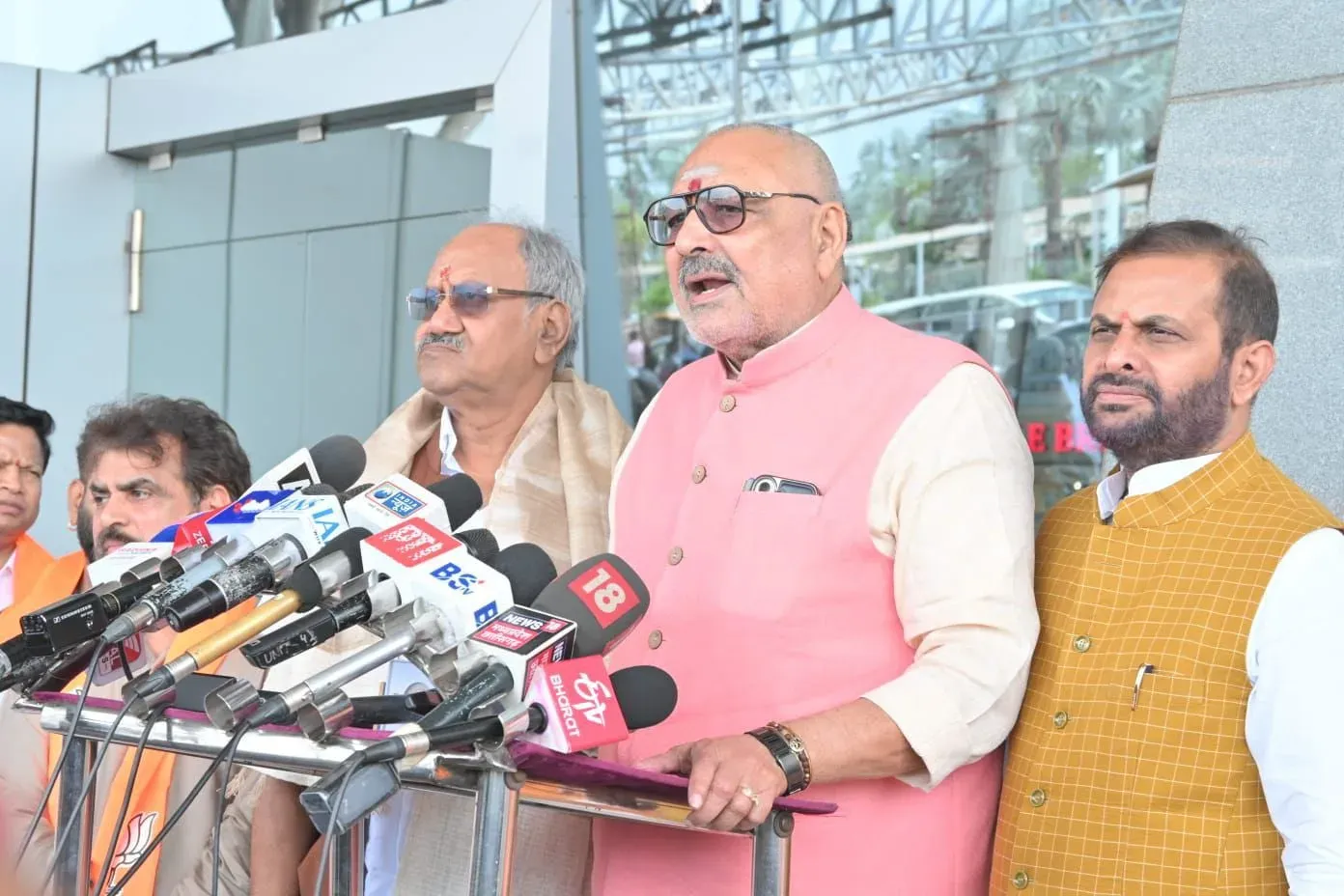 Giriraj Singh visits Raipur to mark 12 years of Modi govt