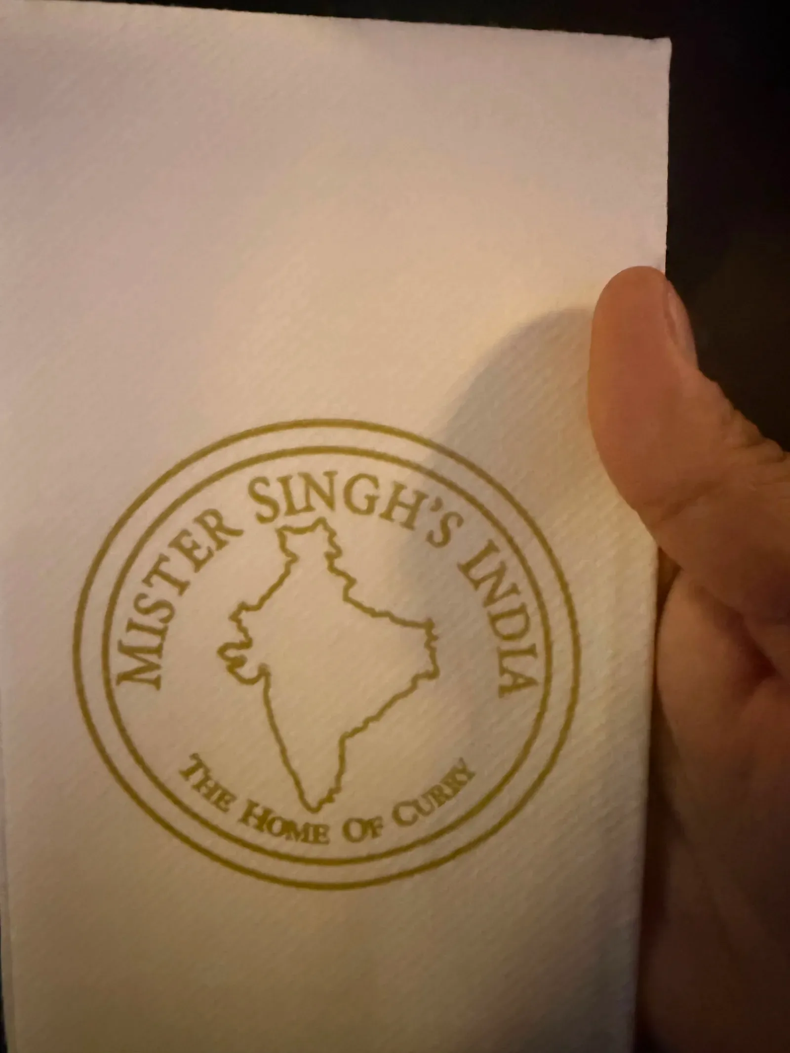 Glasgow restaurant's India map on napkins omits North East, sparks backlash