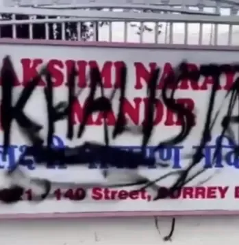 Global Hindu Organizations Strongly Oppose Khalistani Protests at Temples in Canada
