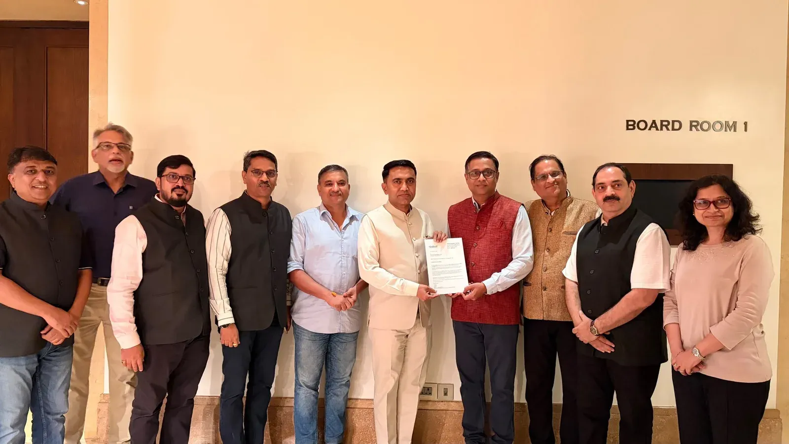Goa CM Pramod Sawant meets ISHRAE delegation for CoOL Conclave 4.0