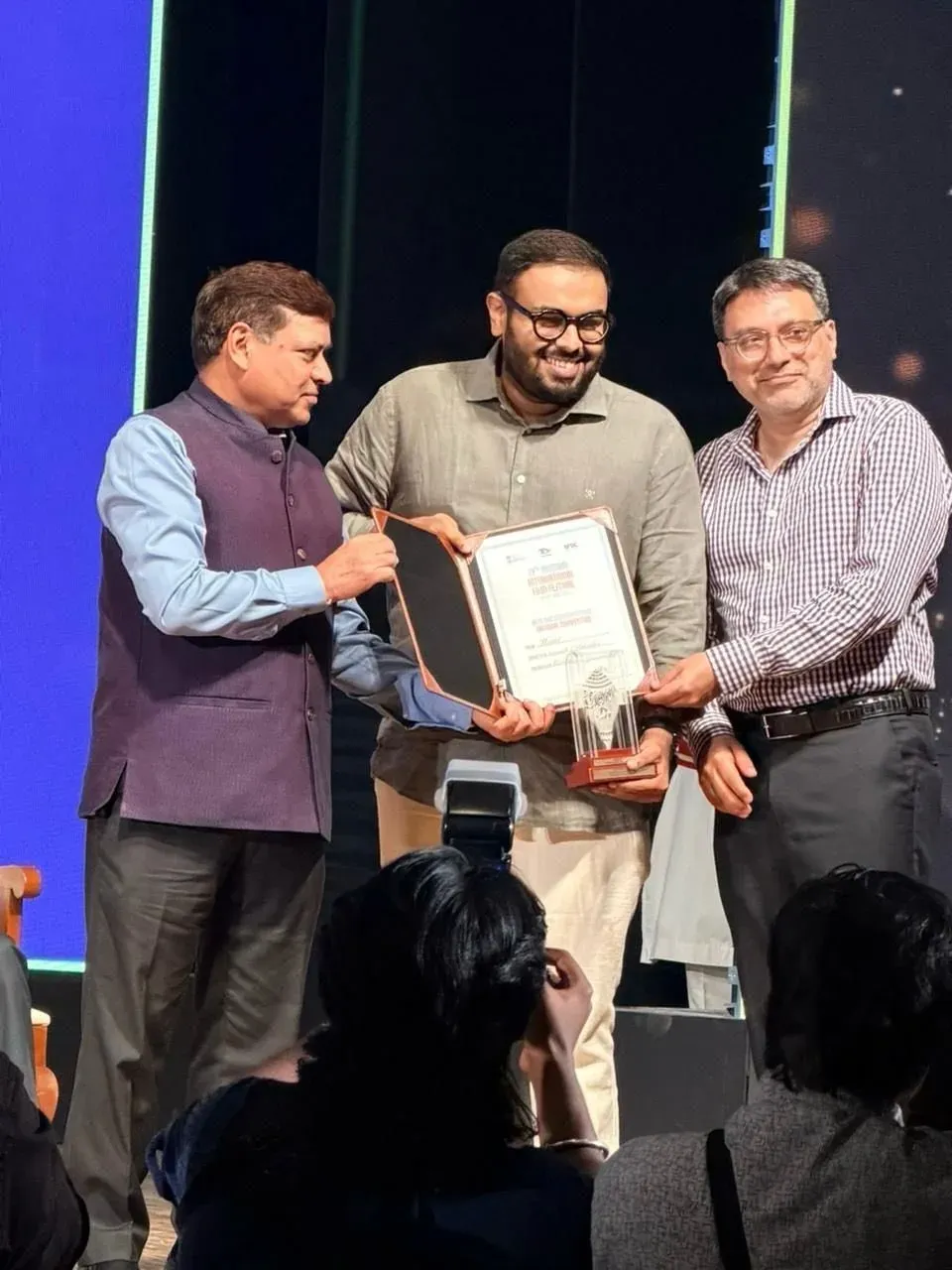 Goa CM Sawant Congratulates Filmmaker on MIFF Silver Conch