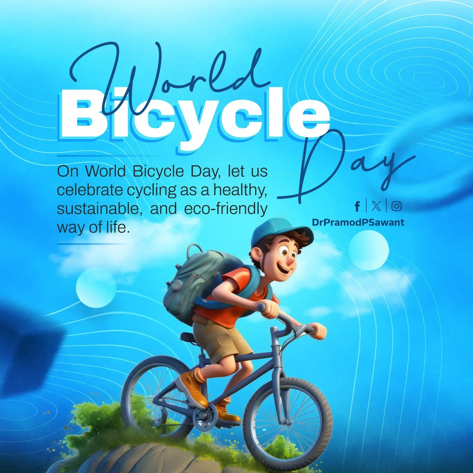 Goa CM Sawant Marks World Bicycle Day, Backs Fit India Push