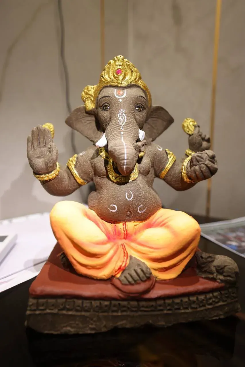 Goa CM Sawant meets first batch of eco-friendly Ganesh idol makers