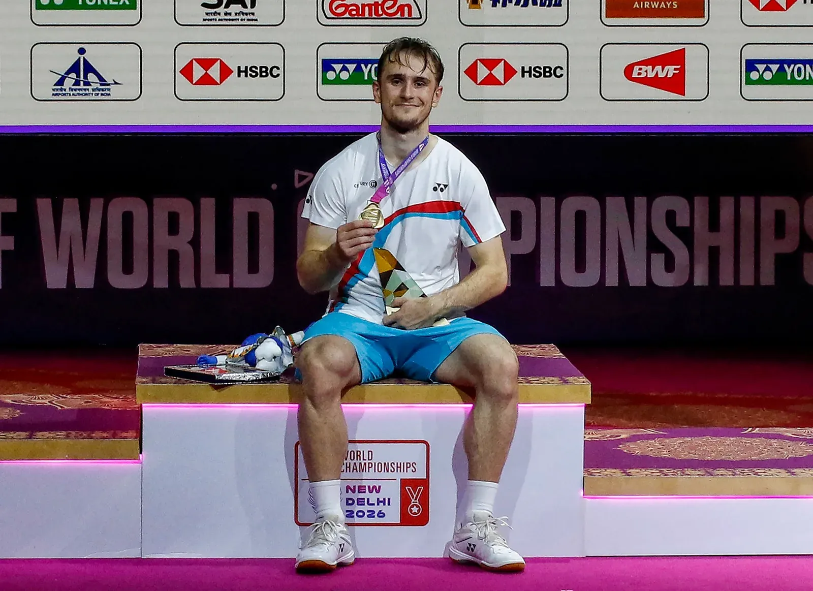 France wins 2 golds at BWF World Championships 2026 in New Delhi