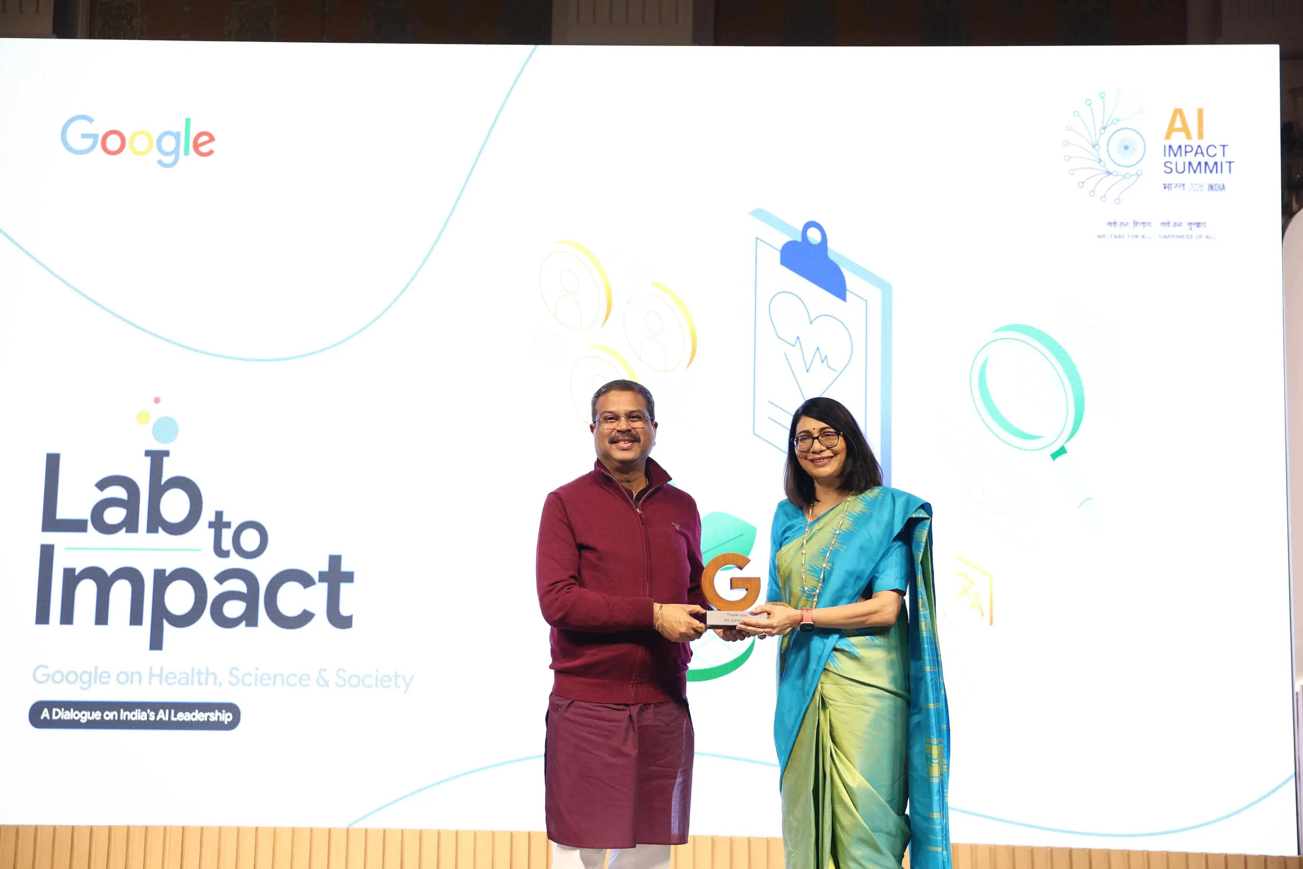 What is Google's $8 million commitment for AI Centers in India?