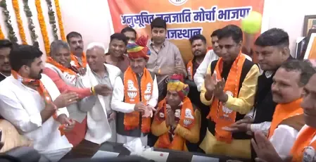 गोपीचंद मीणा ने संभाली राजस्थान भाजपा एसटी मोर्चा की कमान, जयपुर में किया पदभार ग्रहण